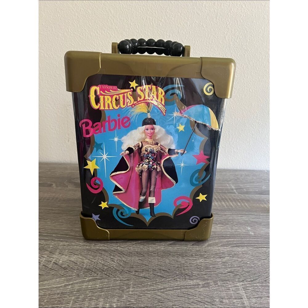 New Vintage 1995 Circus Star Barbie Carrying Case 1990s